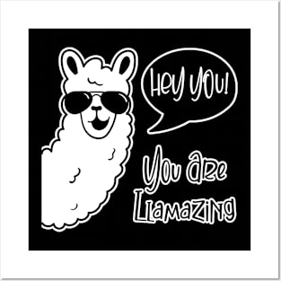 Hey You! You Are Llamazing Posters and Art